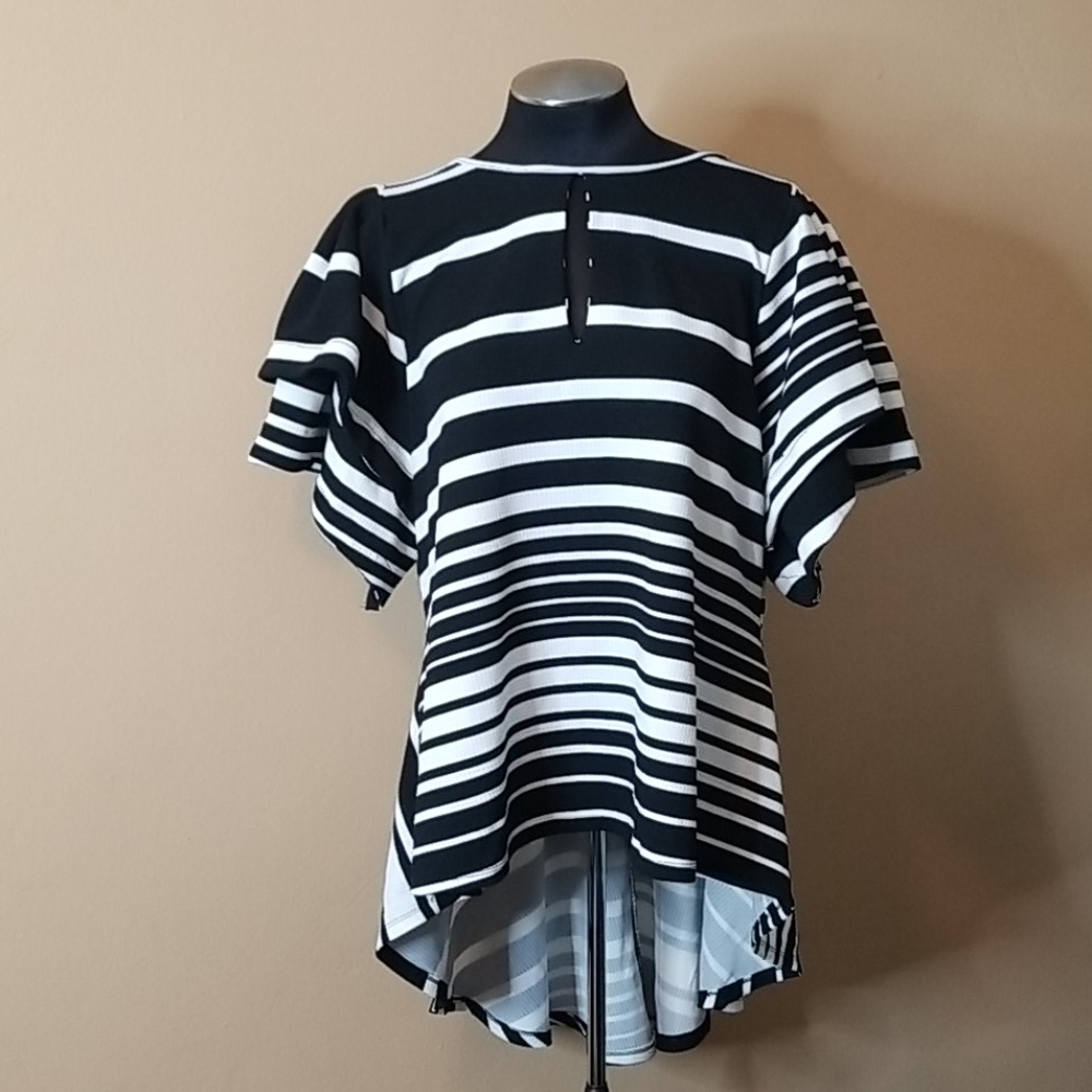 IMPULSIVE RUFFLE pepplum top